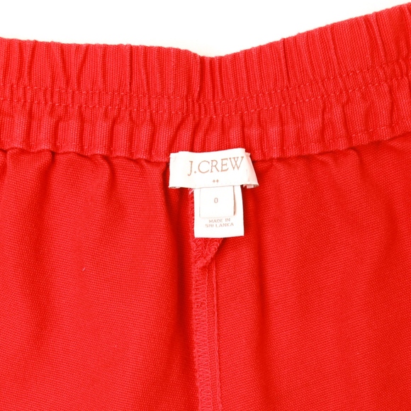 J.Crew Red 3" Boardwalk Pull-On Shorts - Picture 3 of 4
